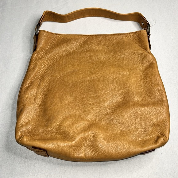 MICHAEL KORS Hobo Satchel Soft Shell‎ Leather Camel Brown Shoulder Purse Handbag - Picture 4 of 10